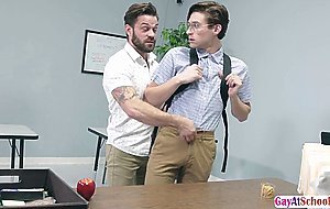 Sexy Shae took his prof huge cock to penetrate his wet ass
