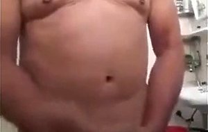 asia grandpa play with his dick