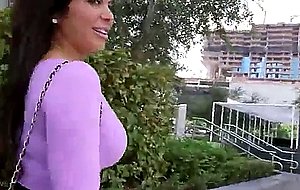 Alexa pierce flashing her big latin ass in the streets