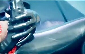 Rubber 18 inch Dildo