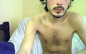 Hairy Skinny Guy Jerks
