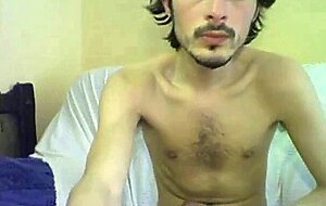 Hairy Skinny Guy Jerks