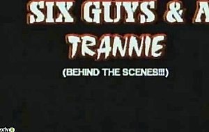Six guys and a tranny