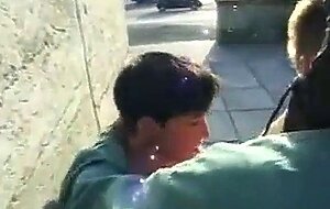 Paar offentlicher Sex in Berlin