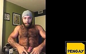 Hairy Lumberjack Shows Off his Cock ( No Cum )