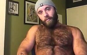 Hairy Lumberjack Shows Off his Cock ( No Cum )