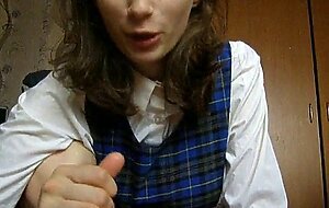 Brunette Girl Blowjob