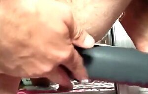 Large big boy dildo destroying Twink ass