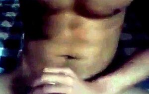 asian boy big cock wanking at night (1'52'')