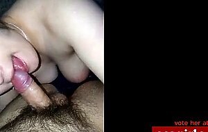 Nasty Ho blowjob with cum in mouth