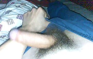 Masturbation my penis and cumshot