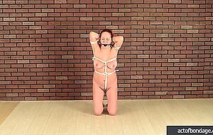 Natali undressed humiliated and tied up