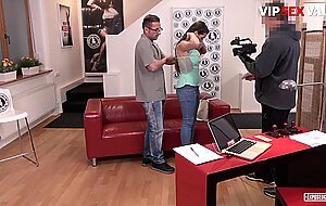 Exposed casting, bella scaris, teasing teen gets the