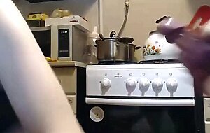 The stepdaughter decided not to swallow the sperm right away, played with it a little