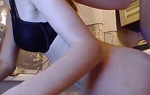 The stepdaughter decided not to swallow the sperm right away, played with it a little