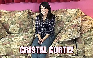 Latina housewife cristal cortez is fucking her twat wit