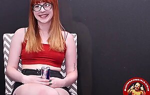 Hannah grace, sexy redhead hannah in her first blowbag