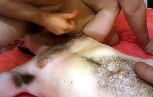 Buddy rimming my asshole and I jackoff on his chest
