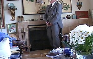 Gay old mature grandpa sucking the other grandpa's cock