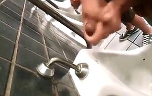 public bath and dressing rooms stroking and cumming