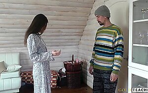 Goldteachers, pitahaya, seduced and fucked a beauty 
