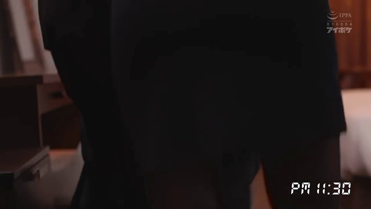 Close up of a man's hand caressing her thigh