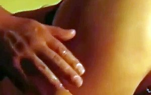 My hand drilling her jizzed ass