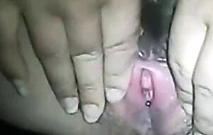 Wetting pussy of lonely Chinese MILF