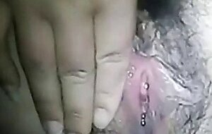 Wetting pussy of lonely Chinese MILF