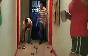 College girl gives bj on the camera