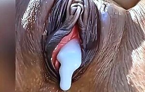 Creampie dripping amazing mature pussy cum inside big load beautiful pussy and ass gaped anal slut