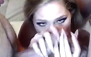 3-Way Blowjob with Cum-Loving MILFs