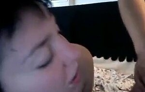 Dirty Amateur Webcam Girl Eats Sperm