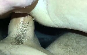 Leaking Cum - Bareback Ride on a Big Cock