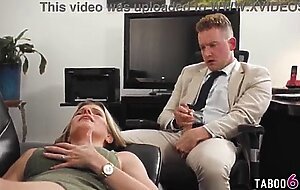 Milf cory chase her therapist got caught fapping during a session