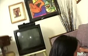 This bitch did not let this black dude do anything so he cum on her