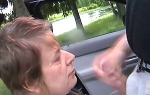 Offentlig avsugning i Hedemora, Sverige med ett ansiktsavslut