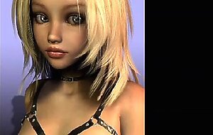 3d anime teen with freckles sucking cock