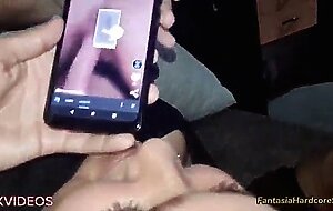 Watching porn tiktoks with my best friend and i got horny seeing her huge tits fantasiahardcoresex
