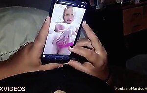 Watching porn tiktoks with my best friend and i got horny seeing her huge tits fantasiahardcoresex