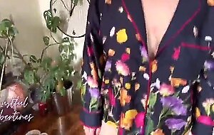 Stepmom catches me filming her, reluctant to cheat on dad she still lets me cum on her hairy