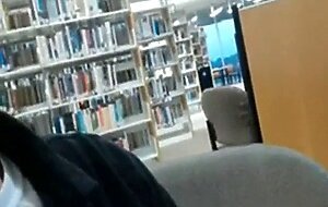 Blonde Couple's Public Library Webcam Fuck
