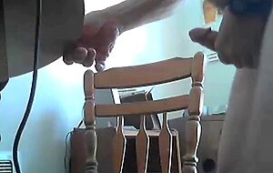 Muscular Daddy Plays with Dildo and Cums Hard