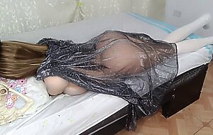 Halloween night of hot sex with a cute blonde with a perfect body. after the party the