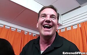 Sophia Lomeli with big tits Fucking Threesome