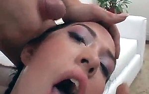 Lustful girl gets ts dong in her wet pussy