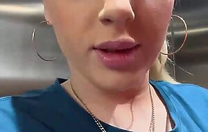 Busty MILF suck cock and get pounded hard in elevator live at sexycamx