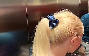 Busty MILF suck cock and get pounded hard in elevator live at sexycamx