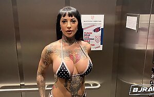 big titted tattoo whore sucks big cock