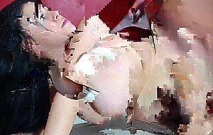 My neighbor with huge, super big tits comes into my room and i fuck her ass! i love
